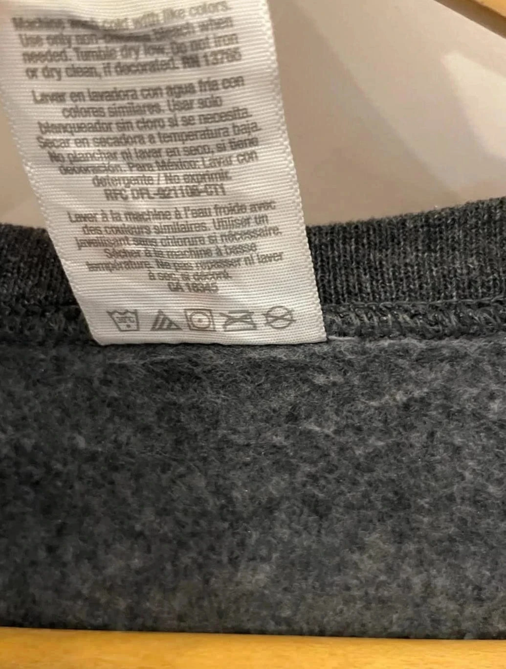 Crewneck Jerzees print grey Unisex L – photo 5